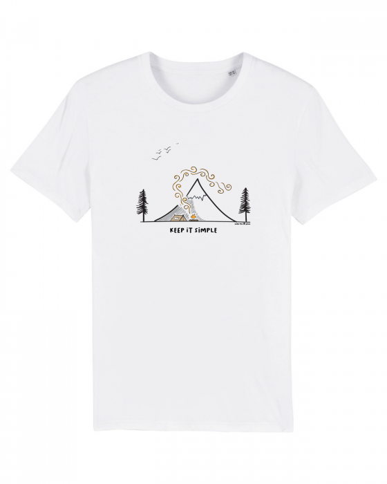 Tricou unisex Keep it simple (at the base) - UnderThePines.ro [1]