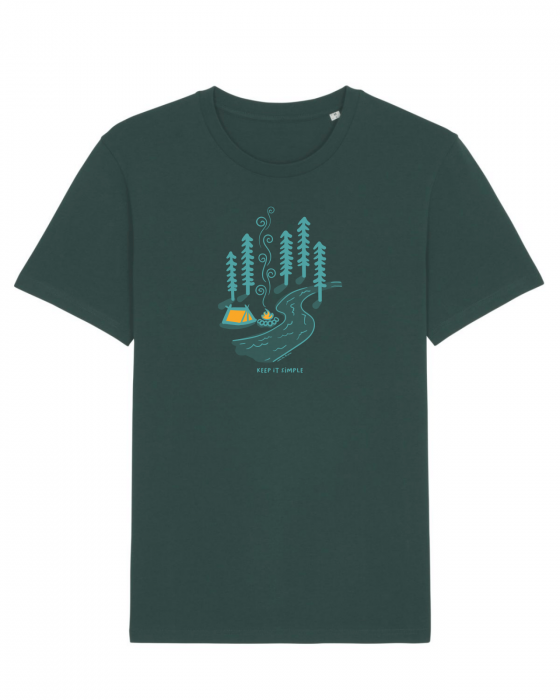 Tricou unisex Keep it simple (by the water) - UnderThePines.ro [1]