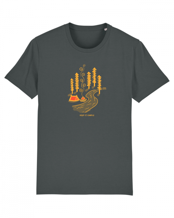 Tricou unisex Keep it simple (by the water) - UnderThePines.ro [1]