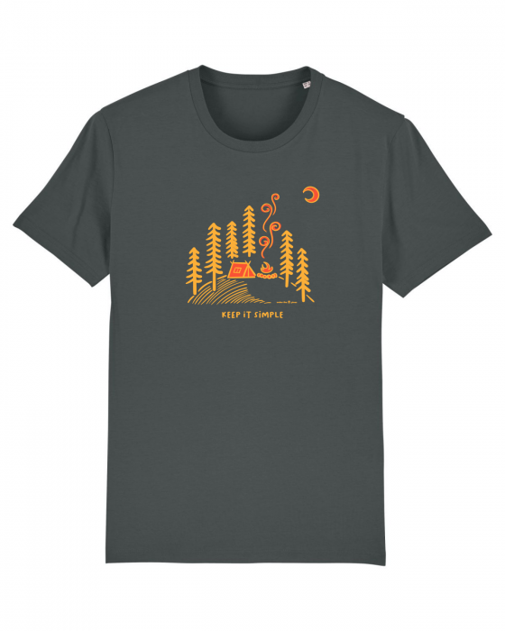 Tricou unisex Keep it simple (camp on) - UnderThePines.ro [1]