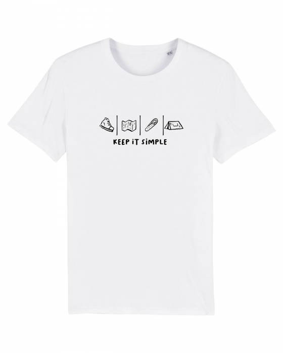 Tricou unisex Keep it simple (essentials) - UnderThePines.ro [1]