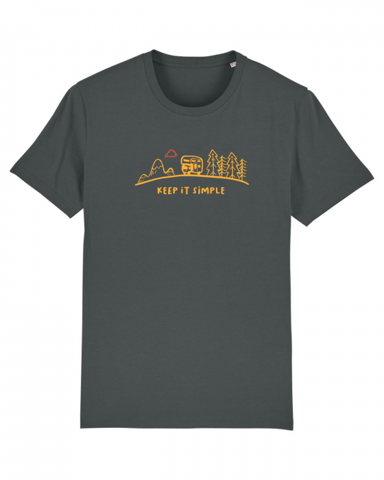Tricou unisex Keep it simple (on the road) - UnderThePines.ro [1]