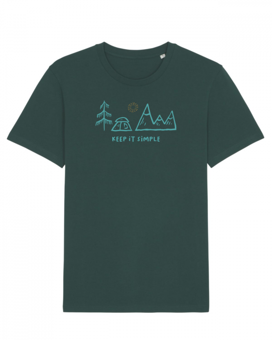 Tricou unisex Keep it simple (sunny day) - UnderThePines.ro [1]