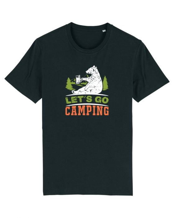 Tricou unisex Let's go camping - UnderThePines.ro [1]