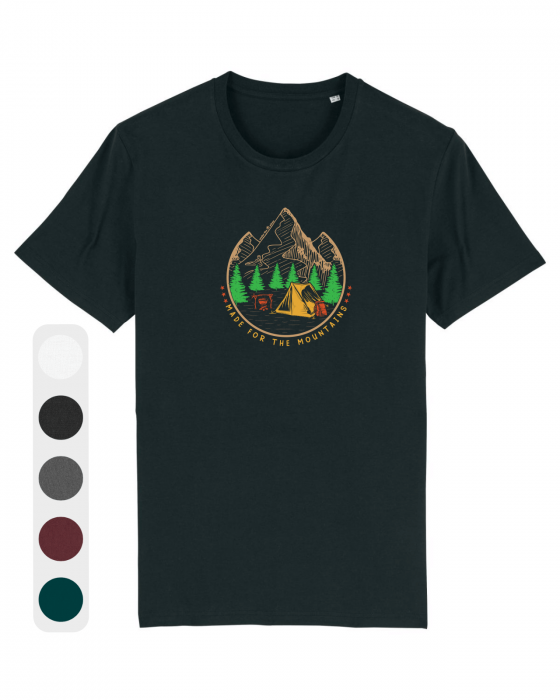 Tricou unisex Made for the Mountains - UnderThePines.ro [1]