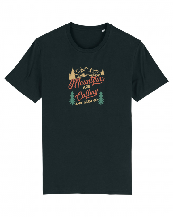 Tricou unisex Mountains are calling - UnderThePines.ro [1]