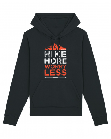 Hanorace - Hanorac unisex Hike More Worry Less - UnderThePines.ro