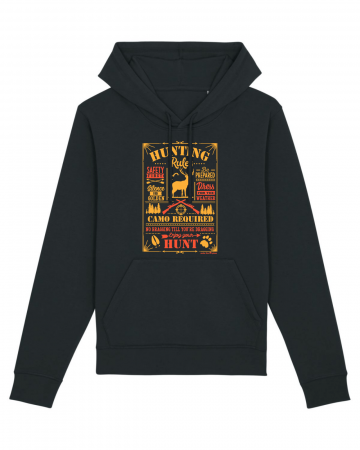 Hanorace - Hanorac unisex Hunting Rules - UnderThePines.ro