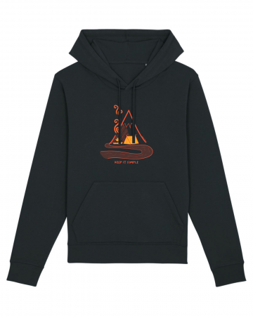Hanorace - Hanorac unisex Keep it simple (on the river) - UnderThePines.ro