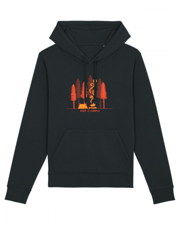 Hanorace - Hanorac unisex Keep it simple (under the trees) - UnderThePines.ro
