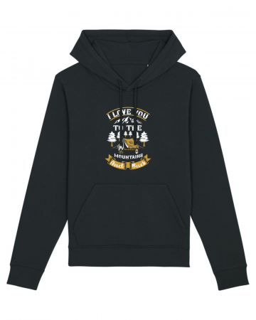 Hanorace - Hanorac unisex Love You to the Mountains - UnderThePines.ro