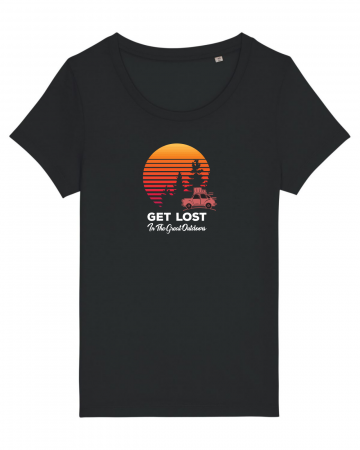 Tricouri femei - Tricou femei Get Lost - UnderThePines.ro