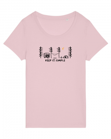 Tricouri femei - Tricou femei Keep it simple (camping life) - UnderThePines.ro