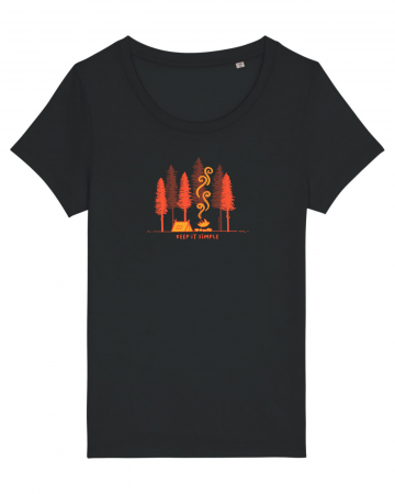 Tricouri femei - Tricou femei Keep it simple (under the trees) - UnderThePines.ro