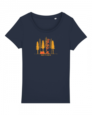 Tricouri femei - Tricou femei Keep it simple (under the trees) - UnderThePines.ro