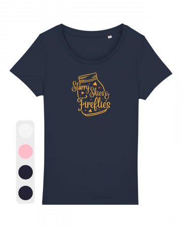 Tricouri femei - Tricou femei Starry Skies & Fireflies - UnderThePines.ro