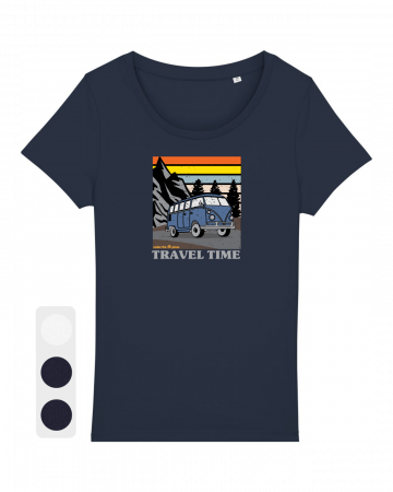 Tricouri - Tricou femei Travel Time - UnderThePines.ro