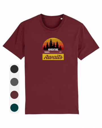 Tricouri unisex - Tricou unisex Adventure awaits - UnderThePines.ro