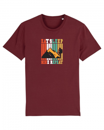 Tricouri unisex - Tricou unisex Eat Sleep Hike Repeat - UnderThePines.ro