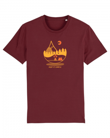 Tricouri unisex - Tricou unisex Keep it simple (silent night) - UnderThePines.ro