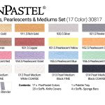 PanPastel Metallics, Pearlescents & Mediums - 17 Color Set  30817 [3]