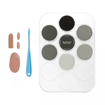 Cuțite și huse - PanPastel GrayScale Kit (7 Colors)