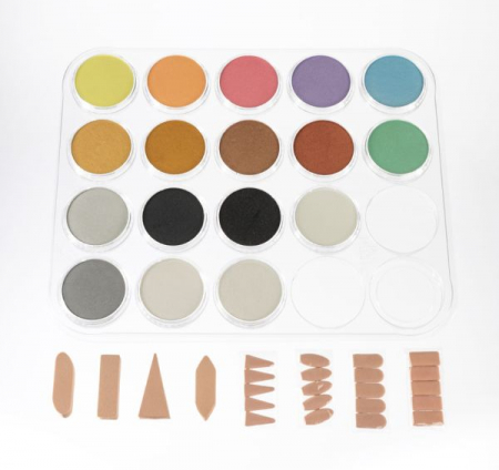 PanPastel - PanPastel Metallics, Pearlescents & Mediums - 17 Color Set  30817