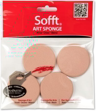 PanPastel - PanPastel Round Sponges Pack of 4