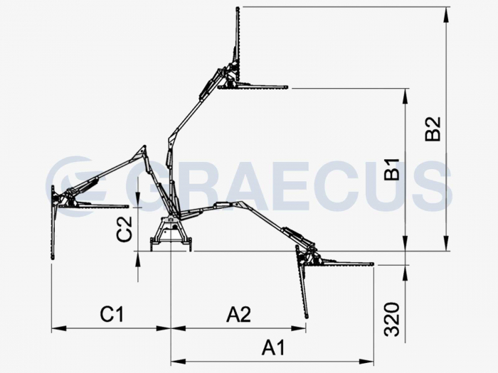 Tocător de vegetație cu bară de cosit hidraulică LK145 – 145 cm [21]