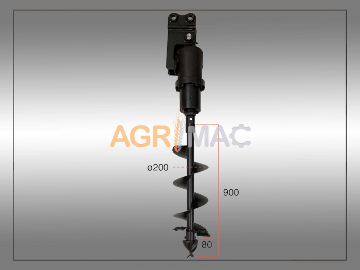 Burghiu Hidraulic de Pământ EB09/EB10/EB12 - Diametru 200mm [2]