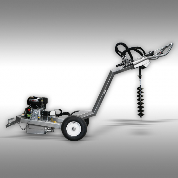 Burghiu hidraulic de pamant Jansen PB-100 cu motor pe benzina de 10CP [2]