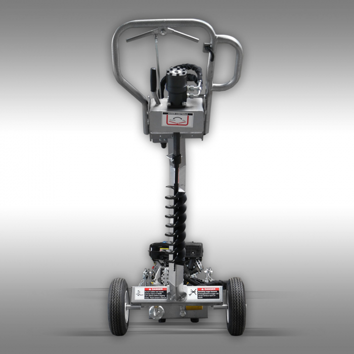 Burghiu hidraulic de pamant Jansen PB-100 cu motor pe benzina de 10CP [3]