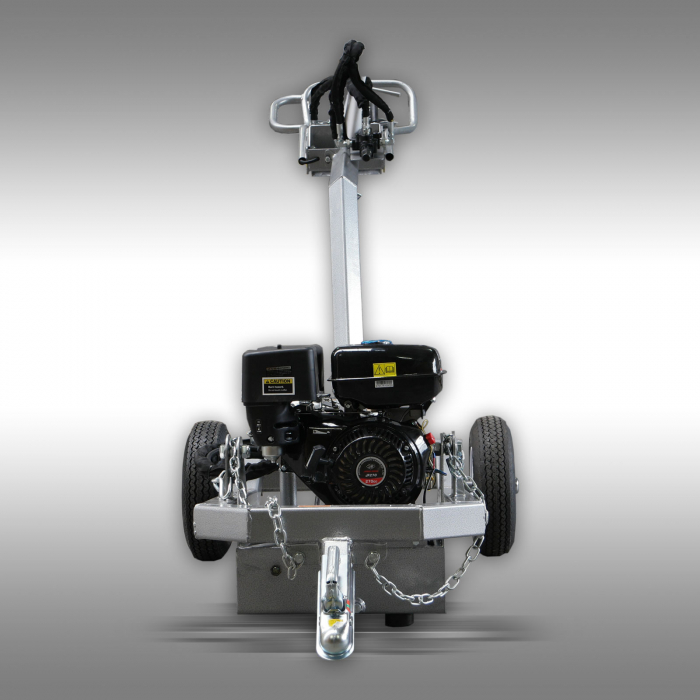 Burghiu hidraulic de pamant Jansen PB-100 cu motor pe benzina de 10CP [4]