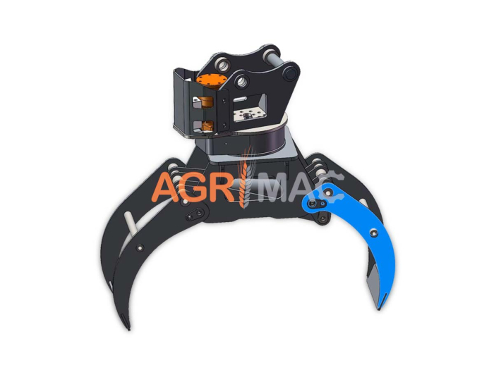 Graifer rotativ GRAECUS EB40 pentru excavator 3,0–4,5 tone [1]
