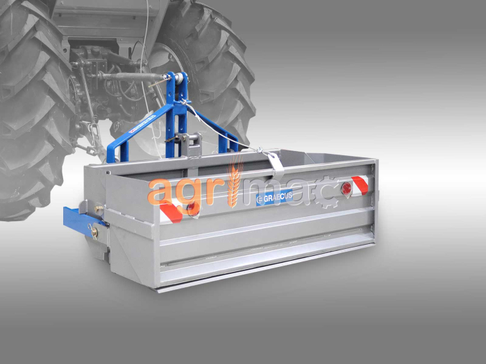 Cupă spate tractor BM140, 0.35 m³, basculare mecanică [13]