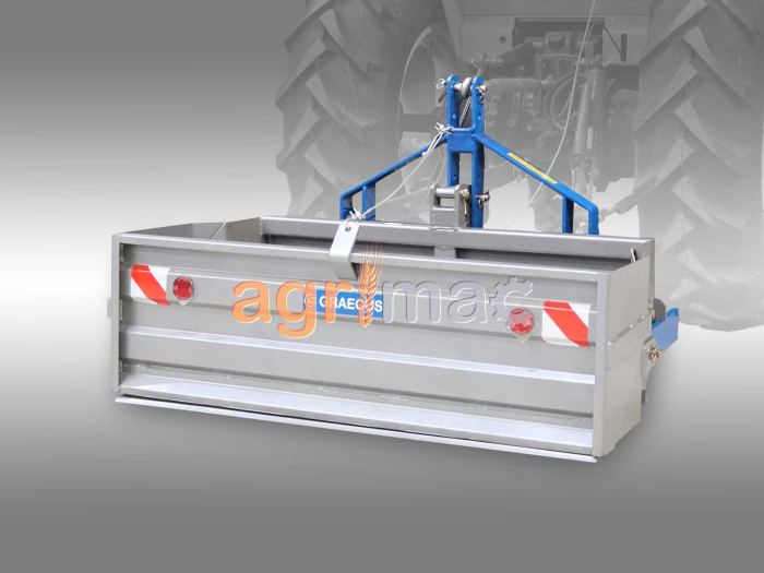 Cupă spate tractor BM120, 0.29 m³, basculare mecanică [11]