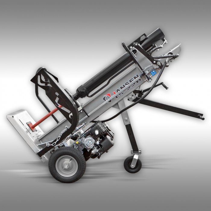 Despicator de busteni, 22 tone cu motor pe benzina, 10 CP, vertical Jansen TS-22B [6]