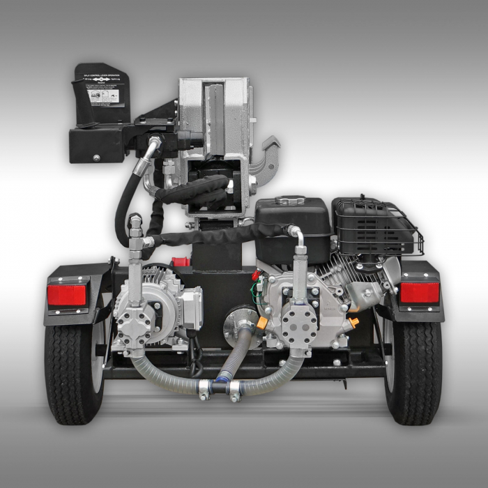 Despicator de busteni cu motor pe benzina+electric, dubla actiune, 20 tone Jansen HS-20DS63K [4]