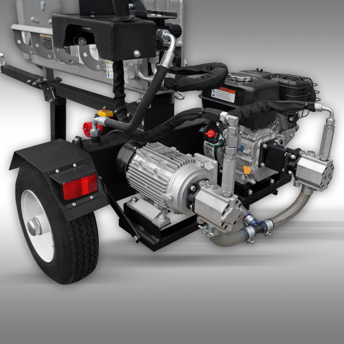 Despicator de busteni cu motor pe benzina+electric, dubla actiune, 20 tone Jansen HS-20DS63K [7]