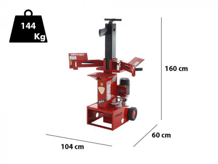 Despicator de lemne, trifazat, electric, Ceccato Olindo, SPLE10T [2]