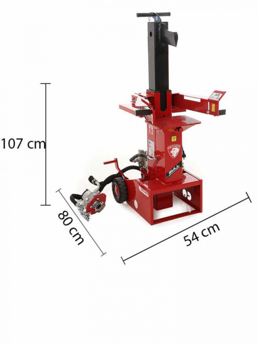Despicator de lemne, electric, monofazat/ tractor, 54 cm, Ceccato Olindo, SPLET12 [2]