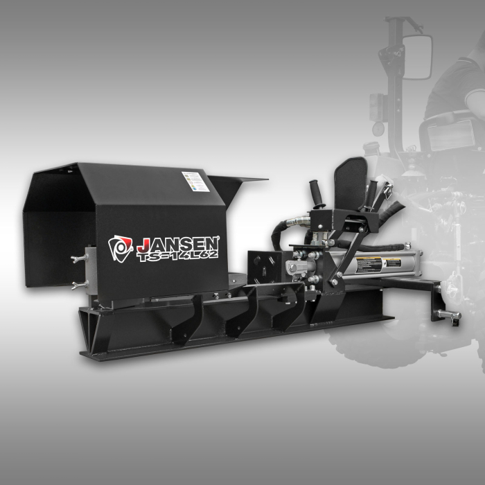 Despicator de busteni, tractor hidraulic, orizontal, 14 tone, Jansen TS-14L62 [2]