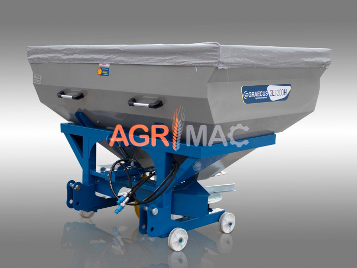 Distribuitor îngrășăminte cu 2 discuri și sărăriță hidraulică 2L1200H – 1200L, 18-20m [2]