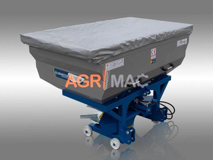 Distribuitor îngrășăminte cu 2 discuri și sărăriță hidraulică 2L1500H – 1500L, 18-20m [7]