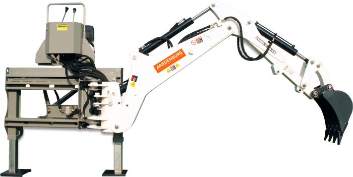 Miniexcavator hidraulic Epsilon pentru tractor priza de putere 540 rpm, adâncime 1750 mm [2]