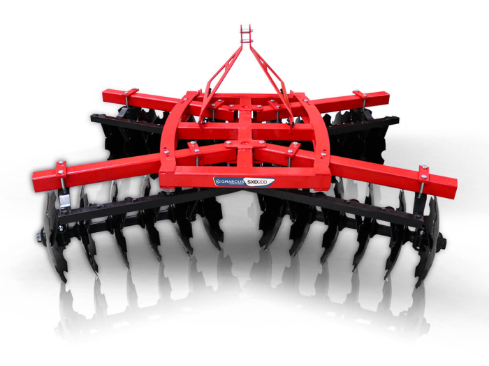 Grapă cu discuri în X, 24 discuri, 2000 mm [2]