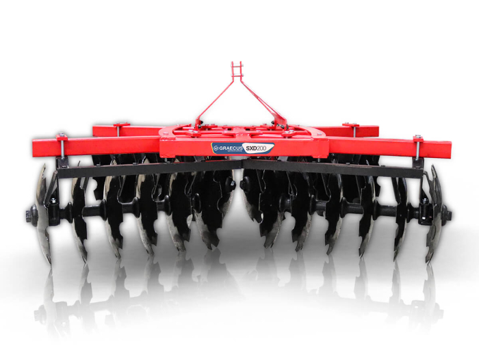 Grapă cu discuri în X, 20 discuri, 1800 mm [9]