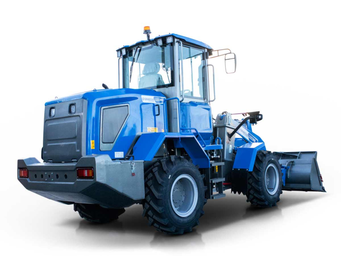 LD23 Cab – Încărcător frontal articulat 4×4, motor 75 CP, cabină climatizată, 2300 kg sarcină, cupă 2050 mm [16]