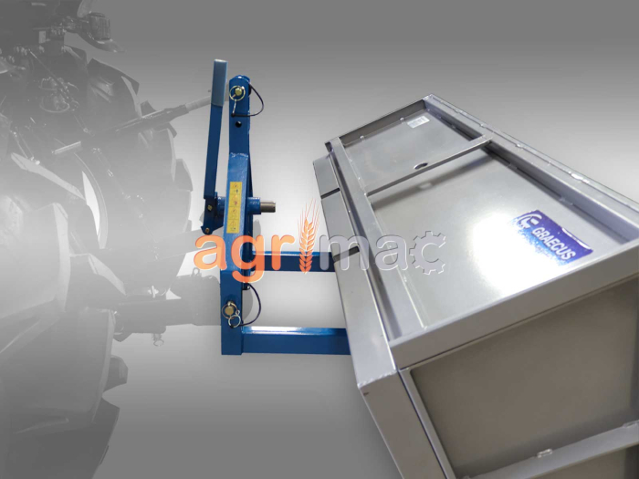 Lada suspendată ranforsată KM140, 550 kg, prindere în 3 puncte [12]