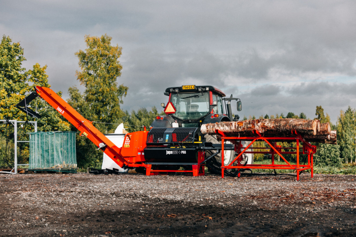 Linie de tăiere și despicare lemne Japa® 365+ E, electrică, produsă în Finlanda [18]